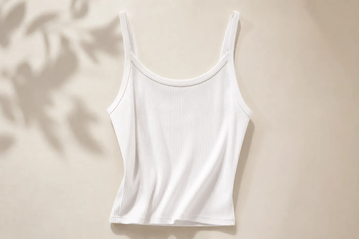 Cotton Ribbed Tank Top No.07