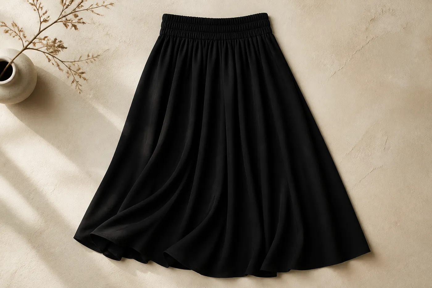 A-Line Midi Skirt Essential