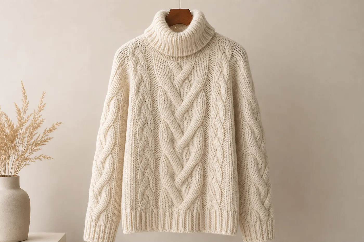 Signature Cable-Knit Wool Jumper No.24