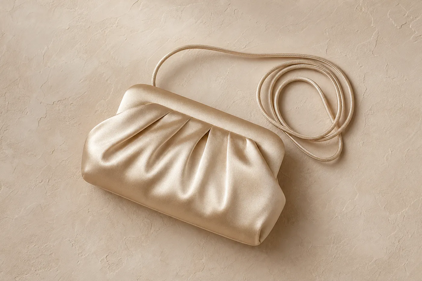 Satin Cord Clutch Bag Limited Edition